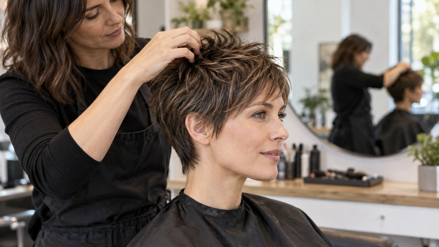 Short Hair and Face Shape: Planning the Outline of a Cut